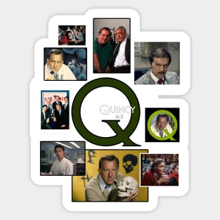 Quincy M.E. Sticker